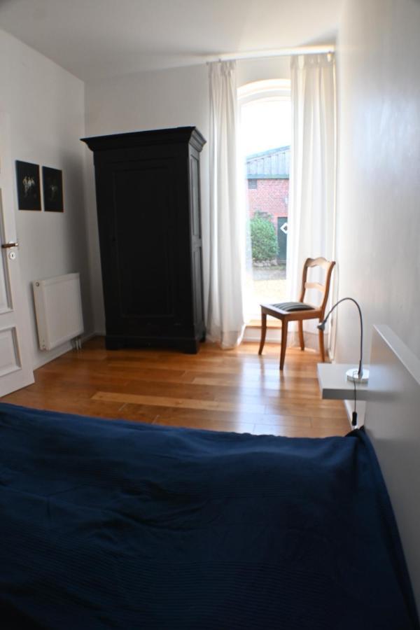 Kuhstall Mit Schick Geschendorf Bagian luar foto